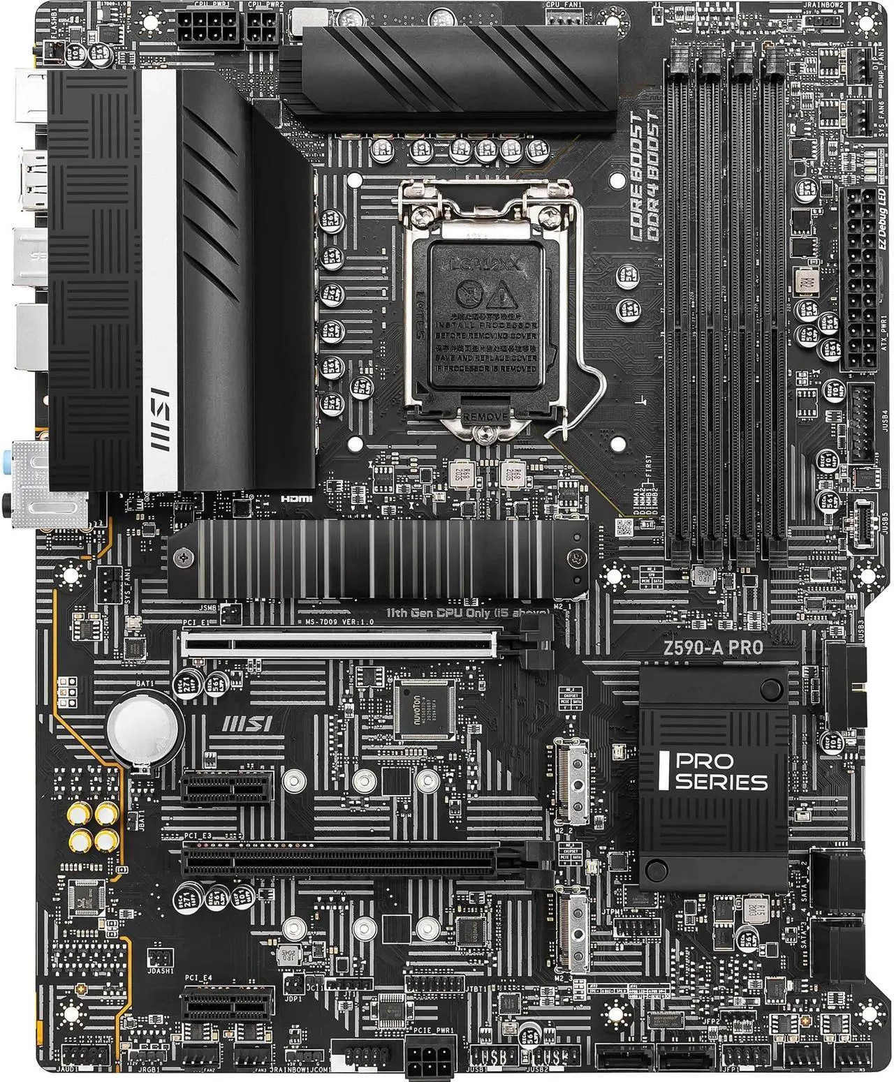 MSI Z590-A PRO LGA 1200 Intel Z590 ATX Intel Motherboard