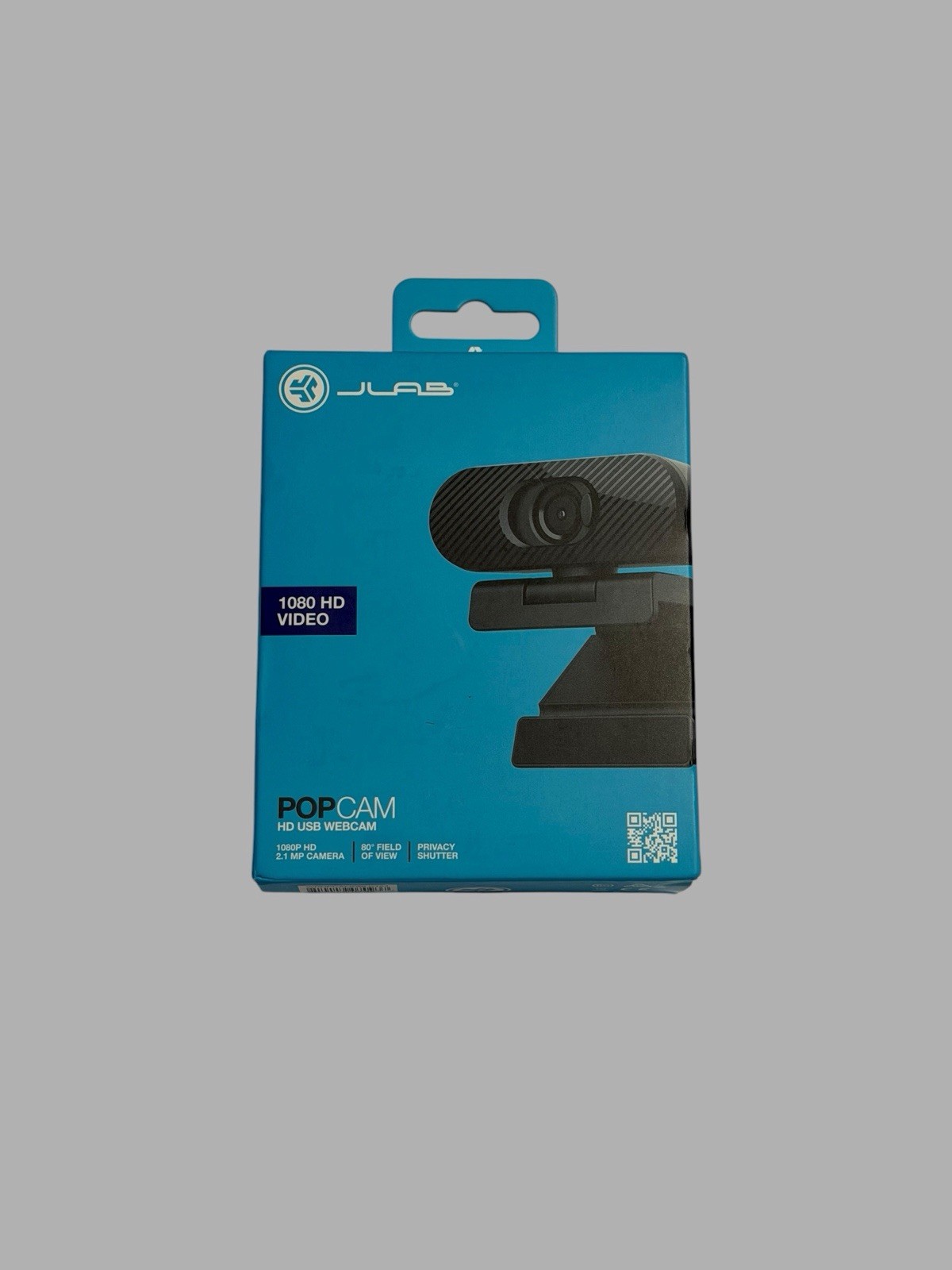 JLab POPCAM HD USB Webcam 1080p Black New Sealed Privacy Shutter