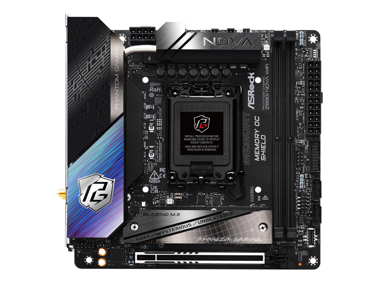 Z890I Nova WiFi LGA 1851 Intel Z890 Mini ITX Motherboard ASRock