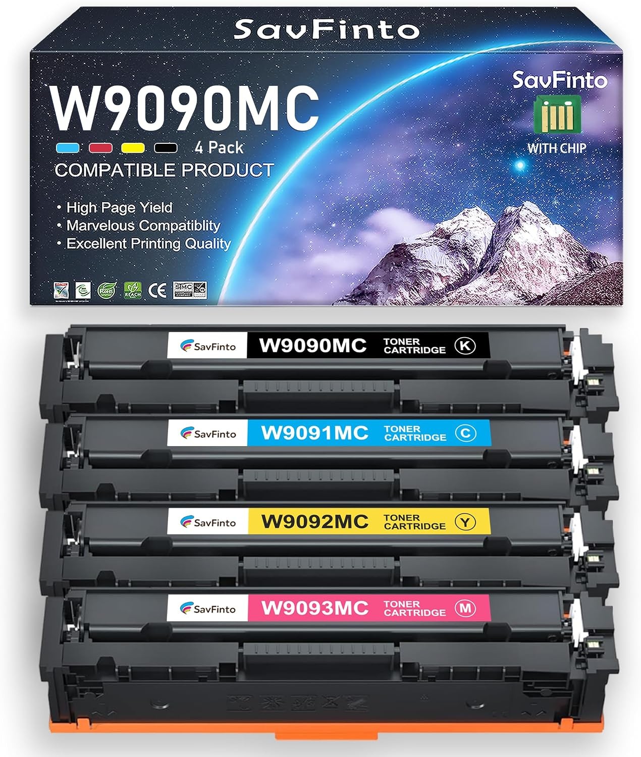 W9090MC Toner Cartridge for HP Color Managed E45028 E45028DN MFP E47528 E47528f