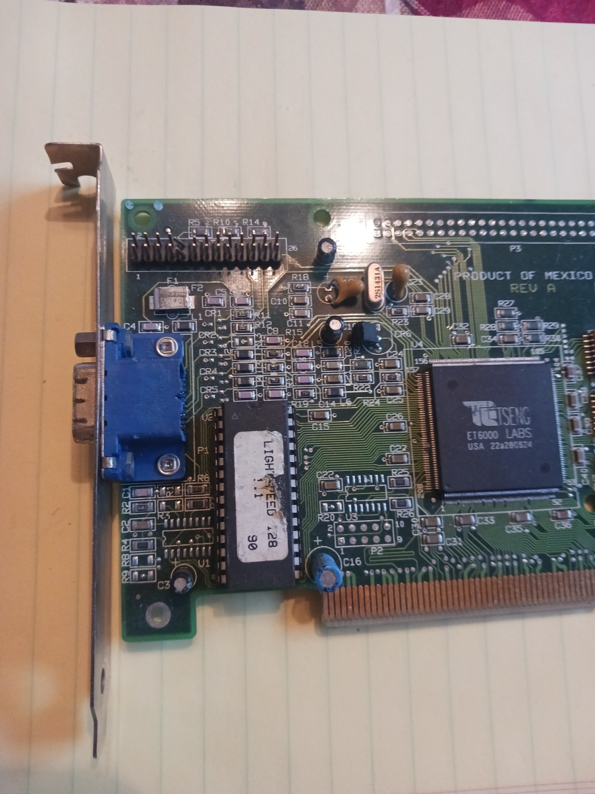 Lightspeed 128 Video Card  1.1  TSENG ET6000 LABS STB - 1x0-0401-309