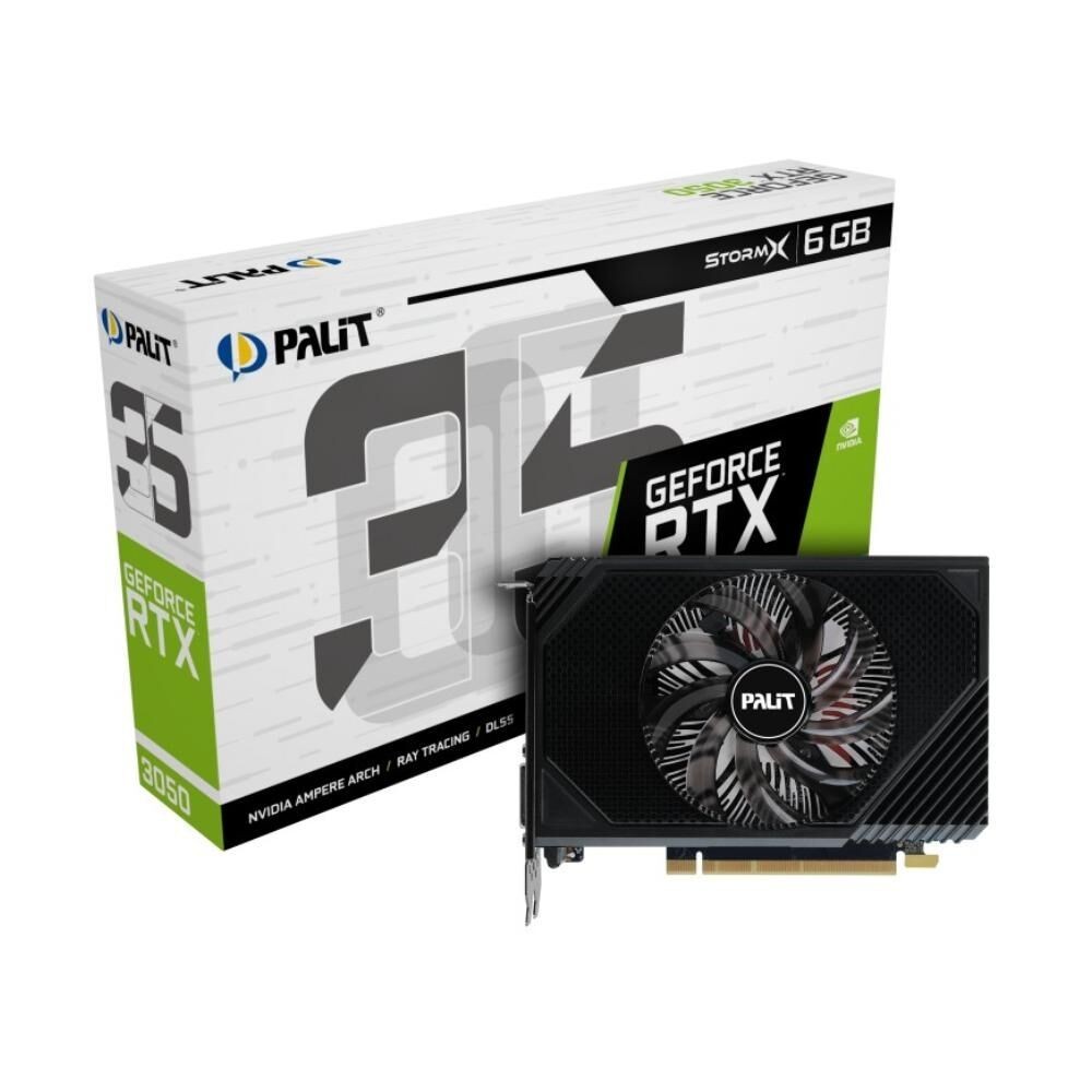 Palit GeForce RTX 3050 StormX 6gb GDDR6 96bit 1042MHz PCI-E 4 300W Graphic Card