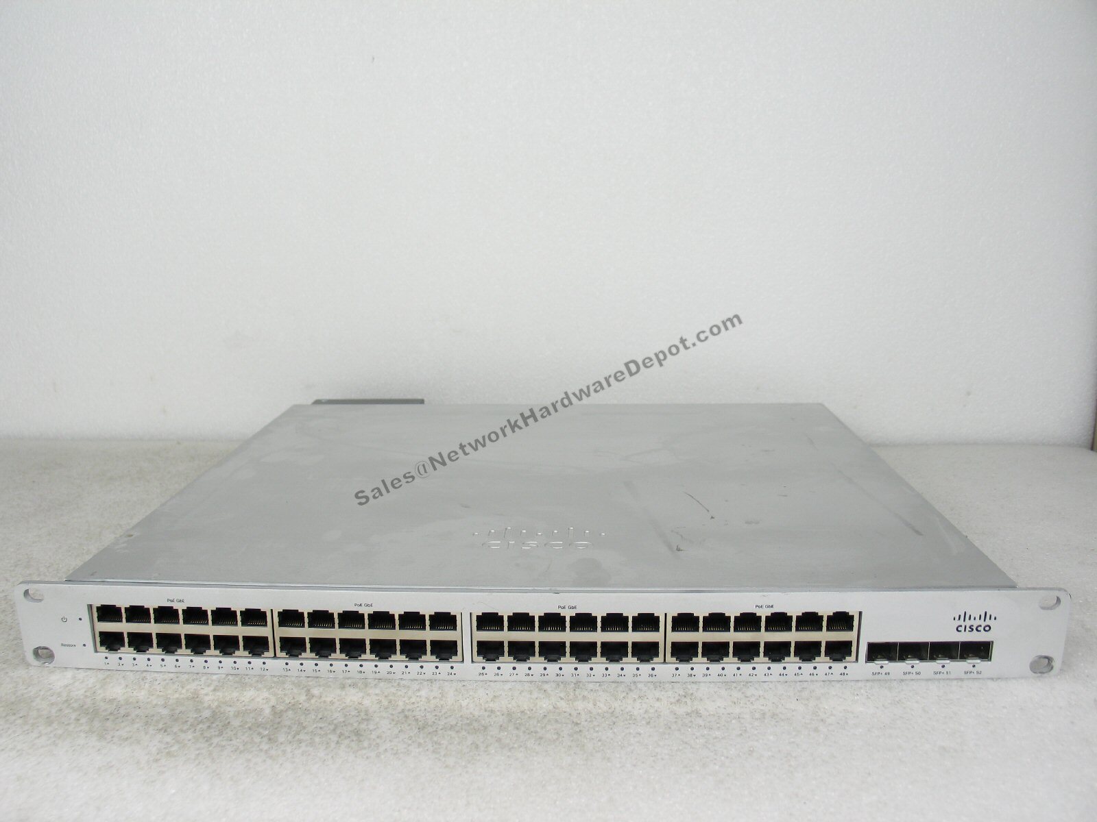 Meraki Cisco MS320-48FP-HW 48-Port PoE+ Switch (No Power) Tested & Unclaimed