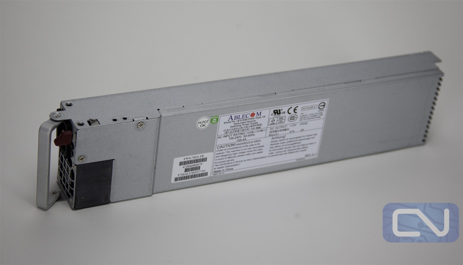 Ablecom PWS-702A-1R 700W 100-240Vac Redundant Power Supply