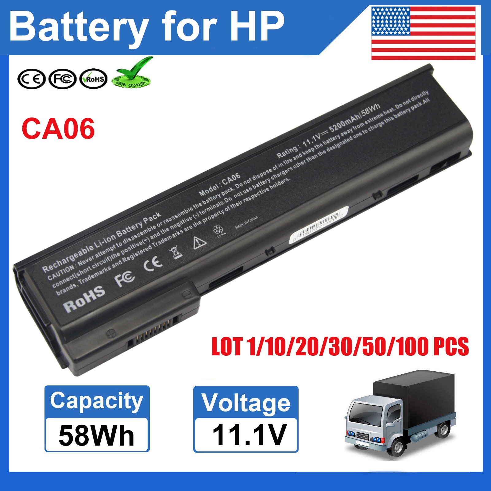 ✅LOT CA06 CA06XL Laptop Battery for HP ProBook 640 645 650 655 G0 G1 718756-001