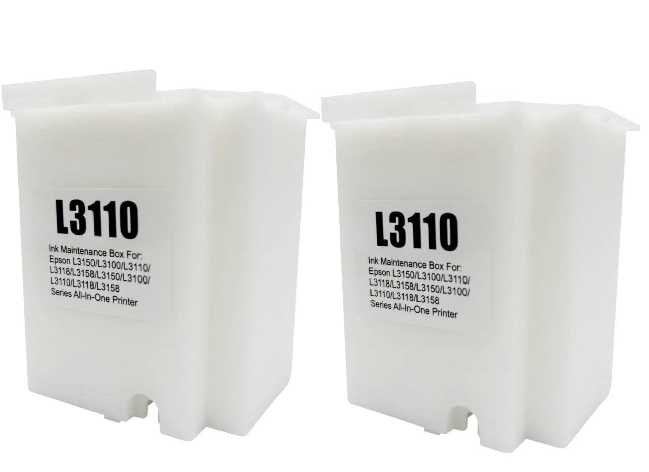 2 Packs Waste Ink Box Sponge Pad Compatible with ET-2720 ET-2800 ET-2803 ET-2...