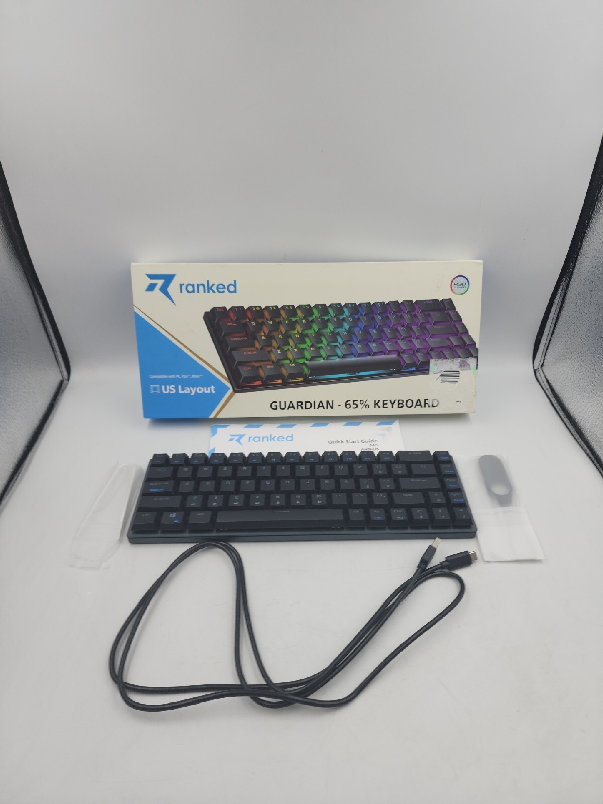 Ranked Guardian 65% Form Factor | Hot Swappable Mechanical Gaming Keyboard