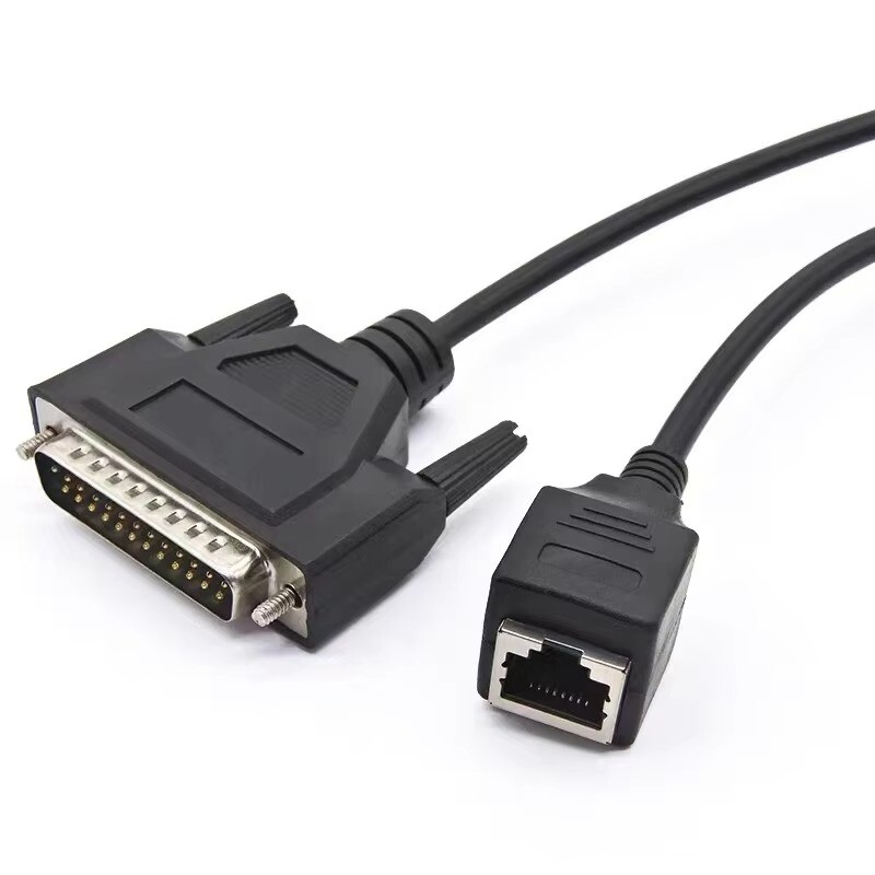 DB ILDA cable computer connection for laser lights RJ45 to DB25 network cable