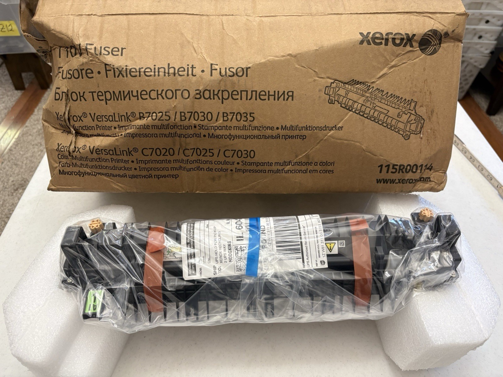 New Genuine Xerox 115R00114 Fuser Unit VersaLink B7025/7030/7035