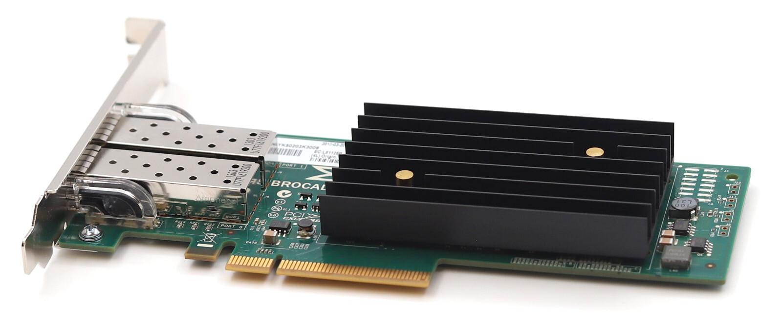 IBM Brocade 1020 Dual-Port 10GbE SFP PCIe Network Adapter P/N: 42C1822 Tested