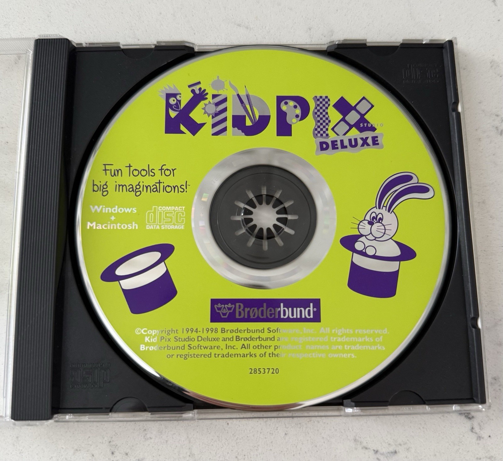 Kid Pix Deluxe Studio (94-98) CD-ROM for Windows and Mac
