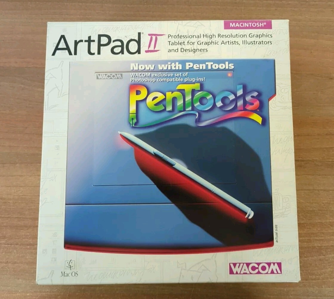 VINTAGE ART PAD ARTPAD II 2 TABLET - KT-0405 - WACOM - BOXED MACINTOSH