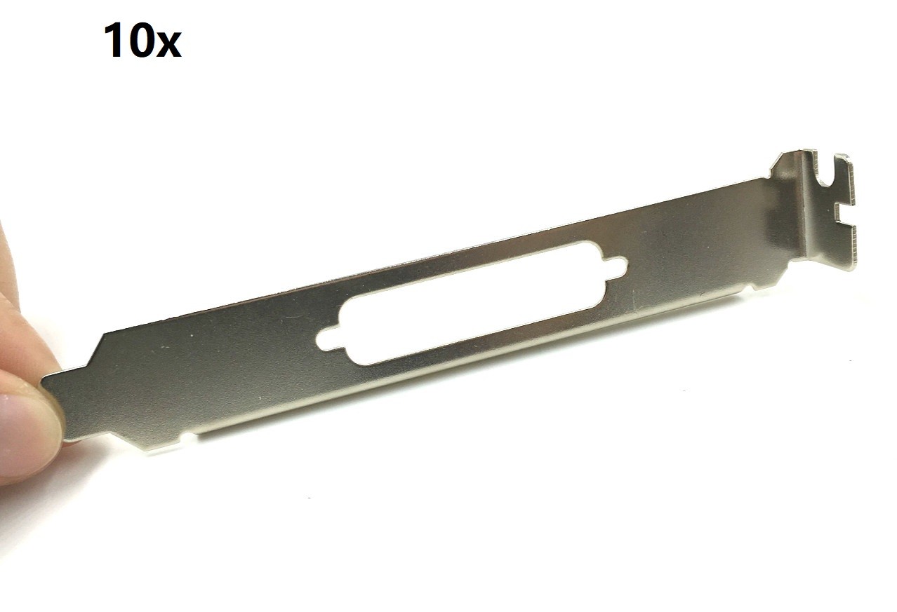 10pcs Full Height Bracket for Parallel Port DB25 LPT Printer PCI-E Express Card