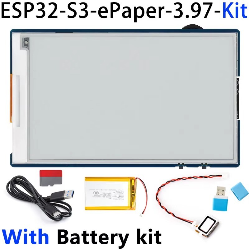 Spotpear ESP32-S3 3.97in E-Paper AI Development Board WiFi BLE DeepSeek