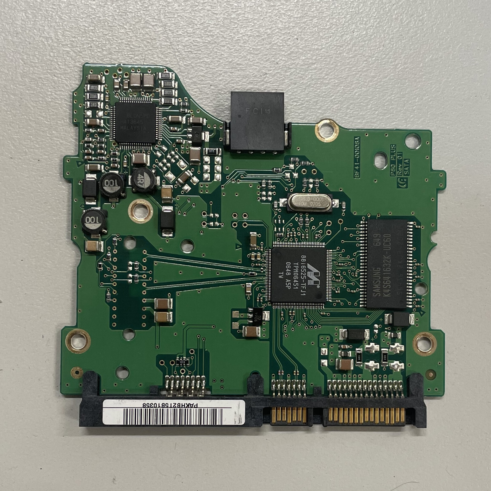 Samsung SpinPoint HD080HJ/P 3.5" 80 GB SATA HDD PCB Board BF41-00108A