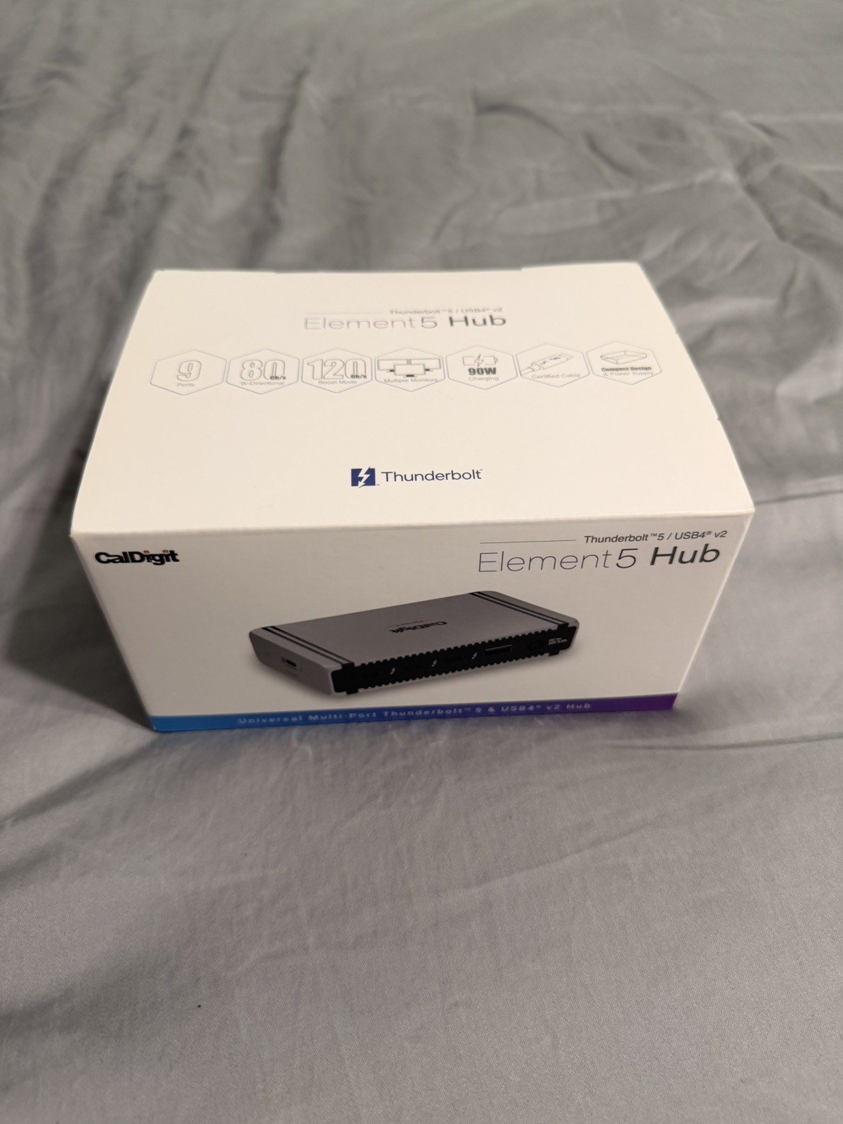 CalDigit 9-Port Thunderbolt 5 Element 5 Hub NEW
