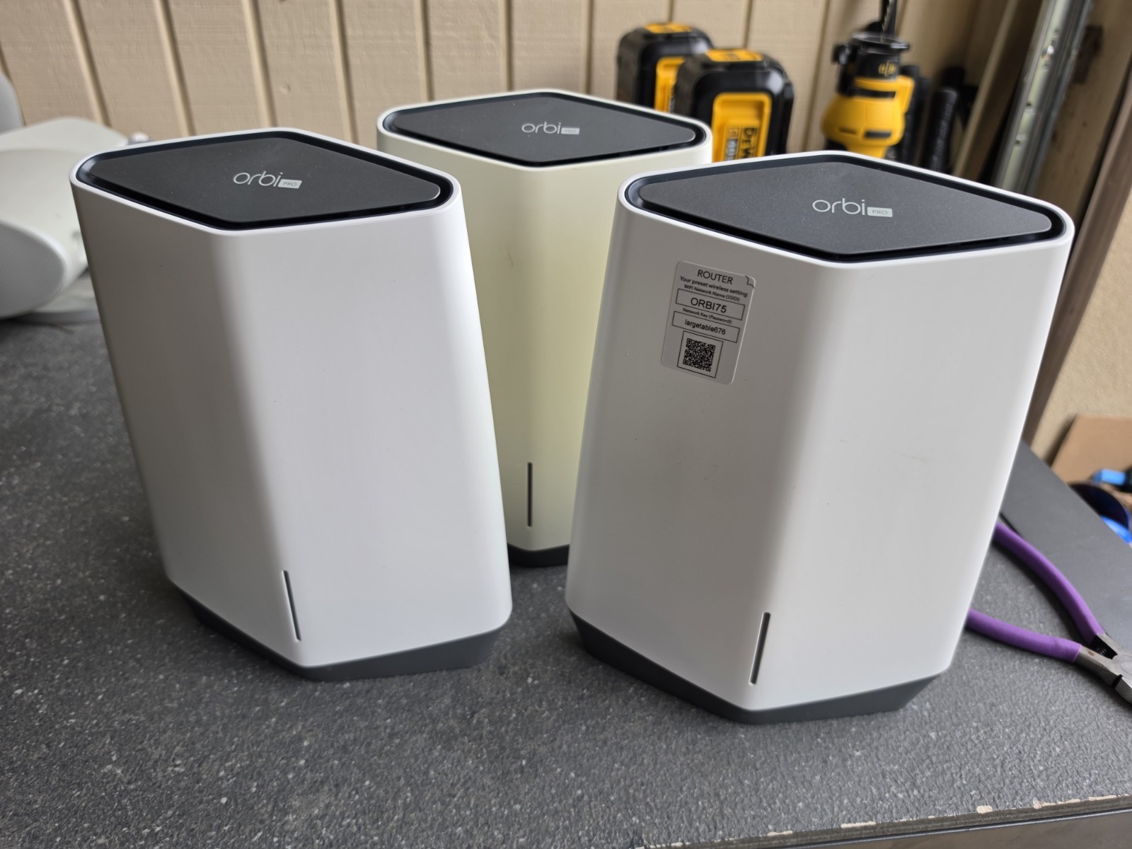 NETGEAR Orbi Pro SXR80 Wireless Router And 2 Satellites SXS80