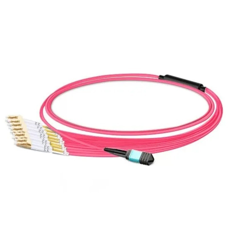 1M/2M/3M/5M/10M MPO UPC to 6LC Duplex OM4 12F Type B LSZH 2.0mm Cable 