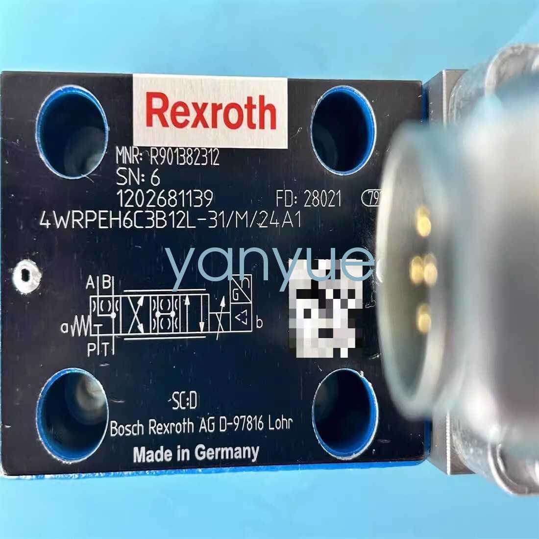 1pc New Rexroth Hydraulic Proportional Valve R901382312 4WRPEH6C3B12L-31/M/24A1