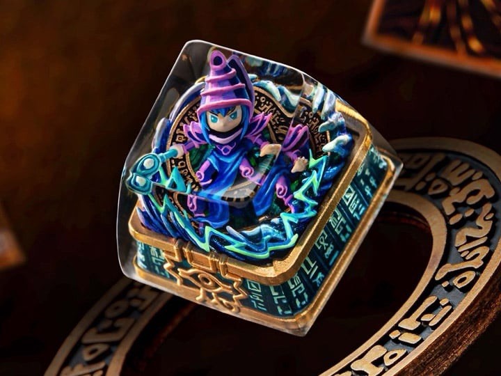 Eminent Crafts Yugioh Yu-Gi-oh The Dark Magician Resin Keyboard Key Cap ESC New