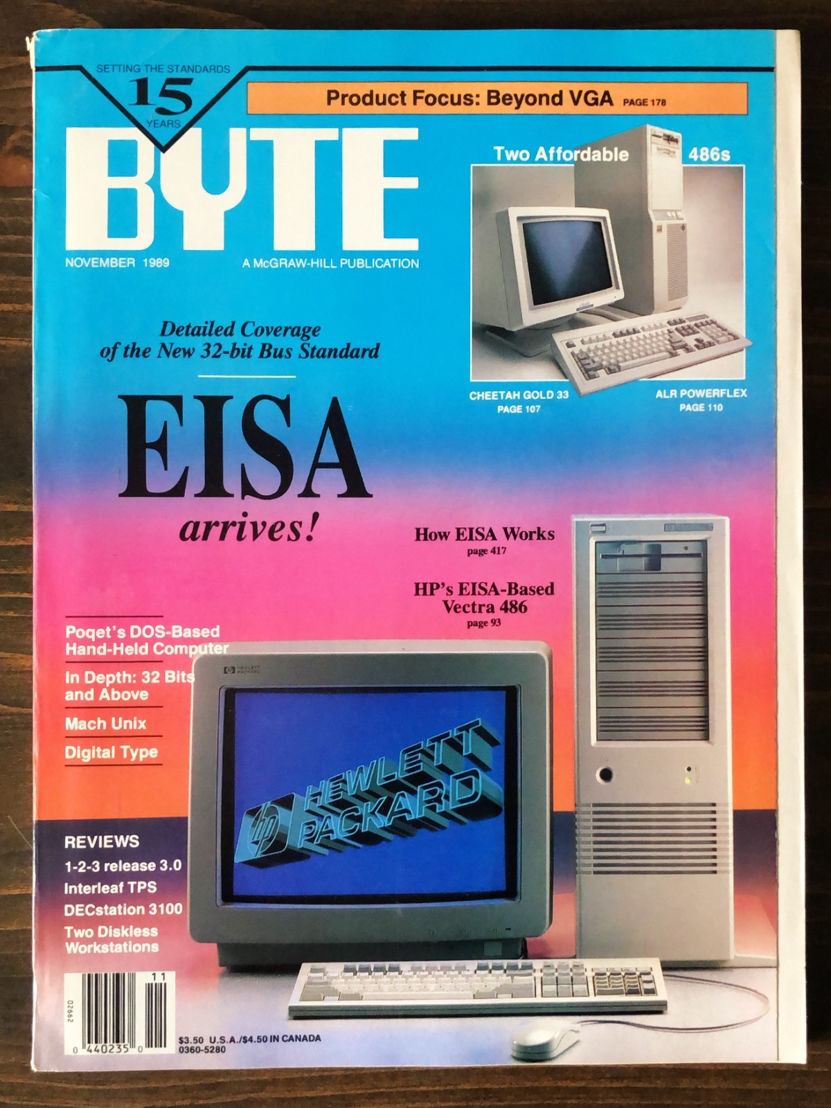 Byte Magazine November 1989