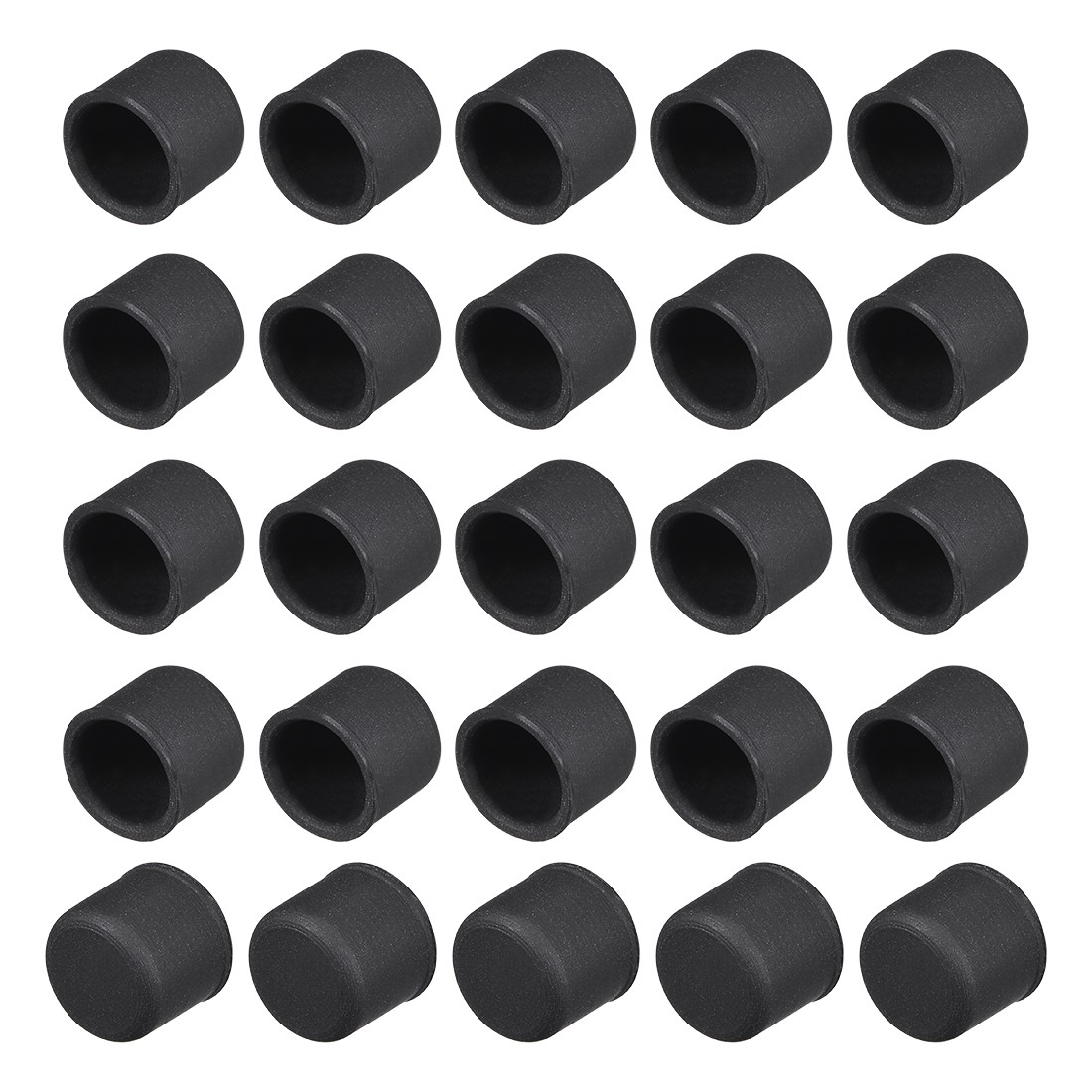 20pcs Silicone RCA Port Anti-Dust Stopper Cap Cover Black