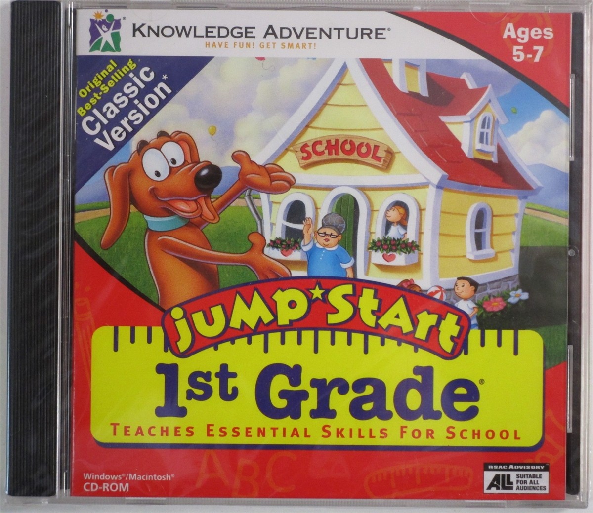 Software PC JumpStart 1st Grade Classic Edition Vintage NEW SEALED Jewel