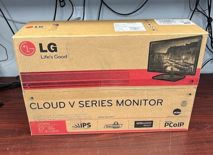 LG Model 23CAV42KL 23" Cloud V Series Widescreen Flat Panel LED Monitor New #95