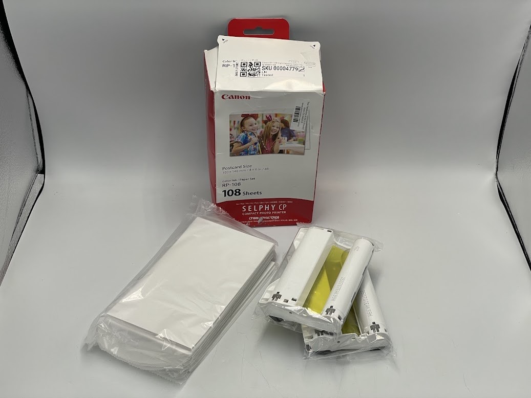Canon RP-108 High-Capacity Color Ink/Paper Set