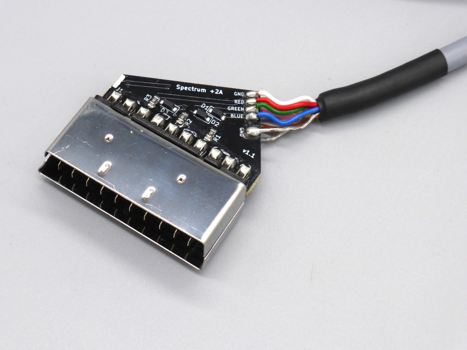 ZX Spectrum +2 (Grey) and 128k RGB SCART cable.  High quality RGB SCART cable