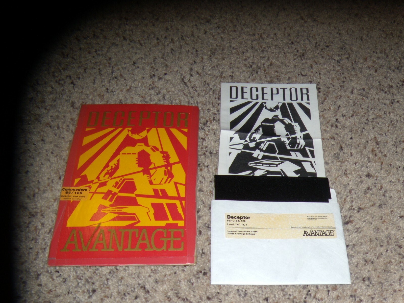 Deceptor for the Commodore 64 C64 with manual
