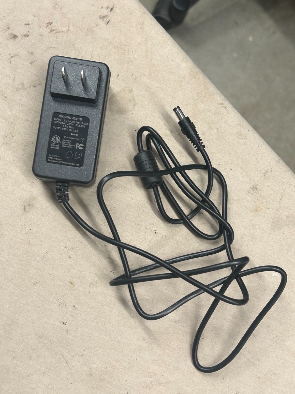 27N1 AC Adapter For Koorui 27'' Gaming Monitor SOY-1200250US-056 12V 2.5A