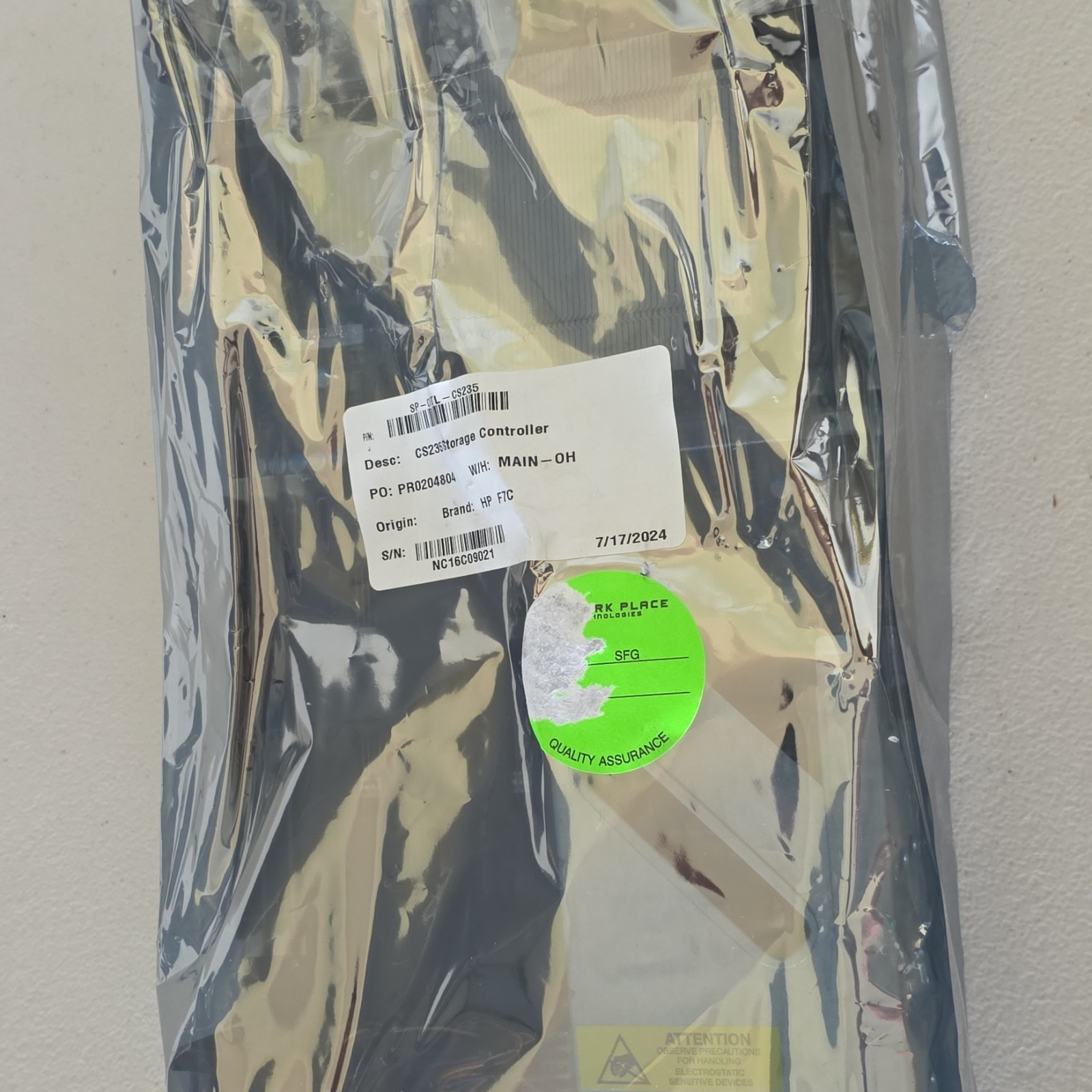 HPE HP Nimble Storage CS235 SAN Spare Replacement Controller