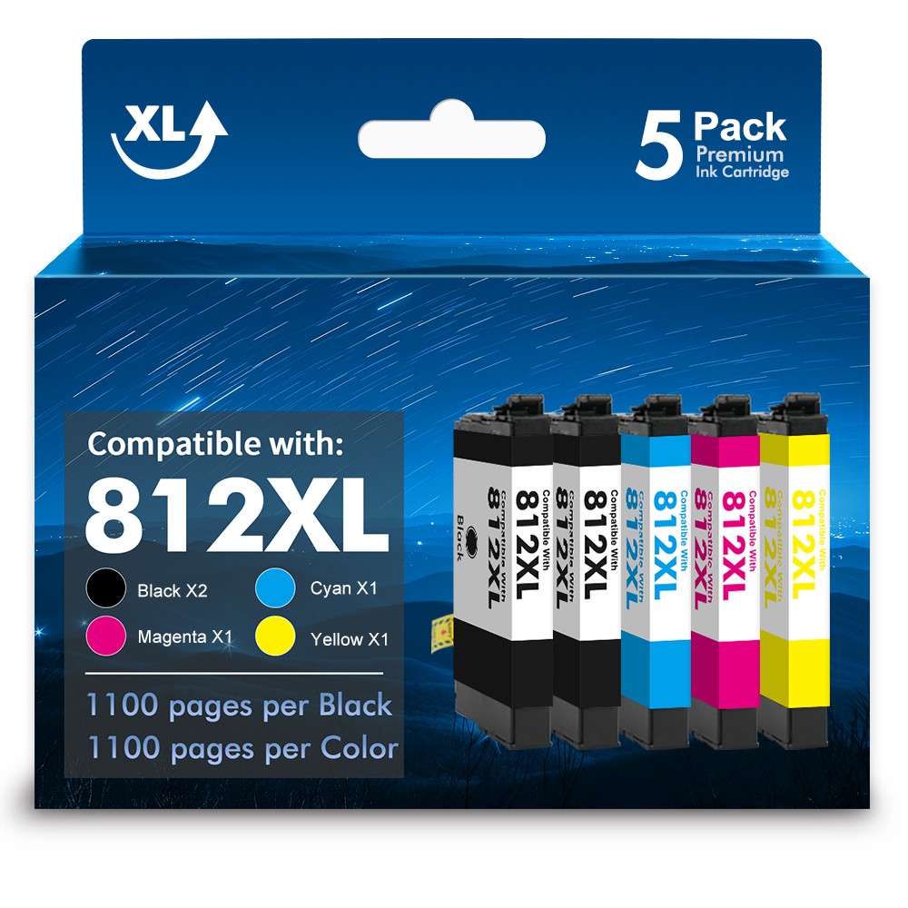 812XL T812XL Ink For Epson 812 XL Workforce Pro WF-7840 WF-7820 WF-7310 EC-C7000