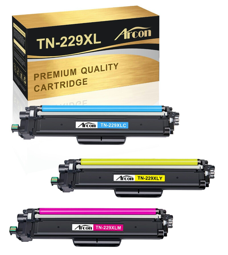 TN229 XL Tri-Color Toner Cartridge For Brother HL-L3300CDW L3280CDW MFC-L3765CDW