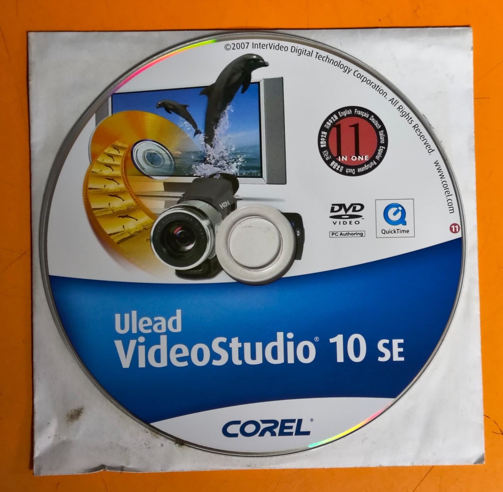 Corel Ulead VideoStudio 10 SE Install DVD - Includes Product Key
