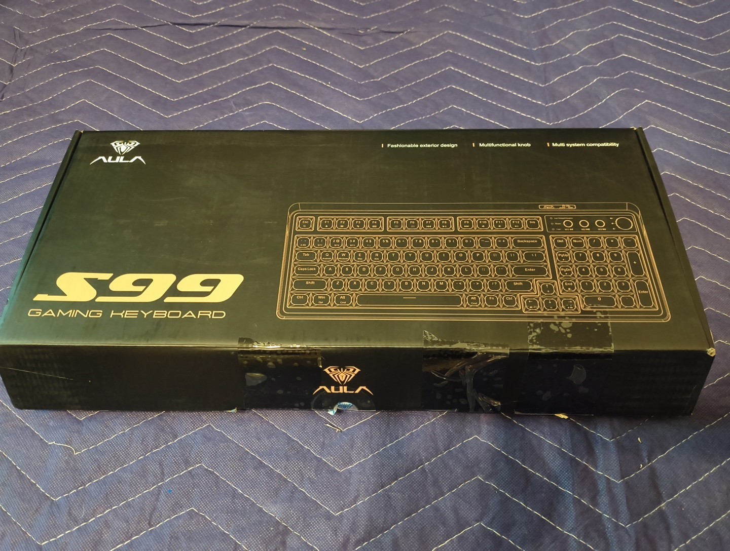 🔥🔥AULA S99-Key Tri-Mode Creamy RGB Gaming Keyboard, Backlit, Numpad🔥🔥Pink😍