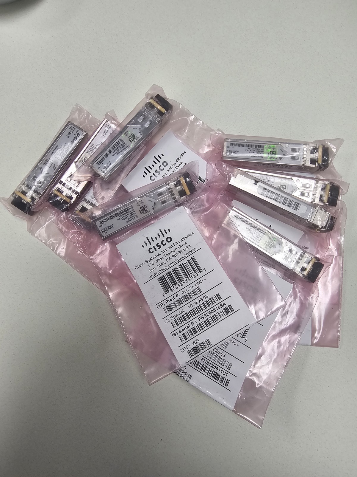 Cisco GLC-SX-MMD SFP Multi Mode Fiber Transceiver Module - New Hologram Sealed