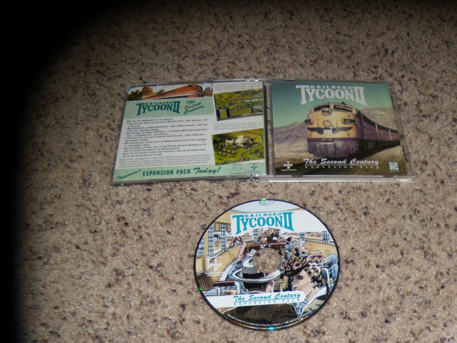 Railroad Tycoon II The Second Century Expansion Pack (PC, 1999) Near Mint Game