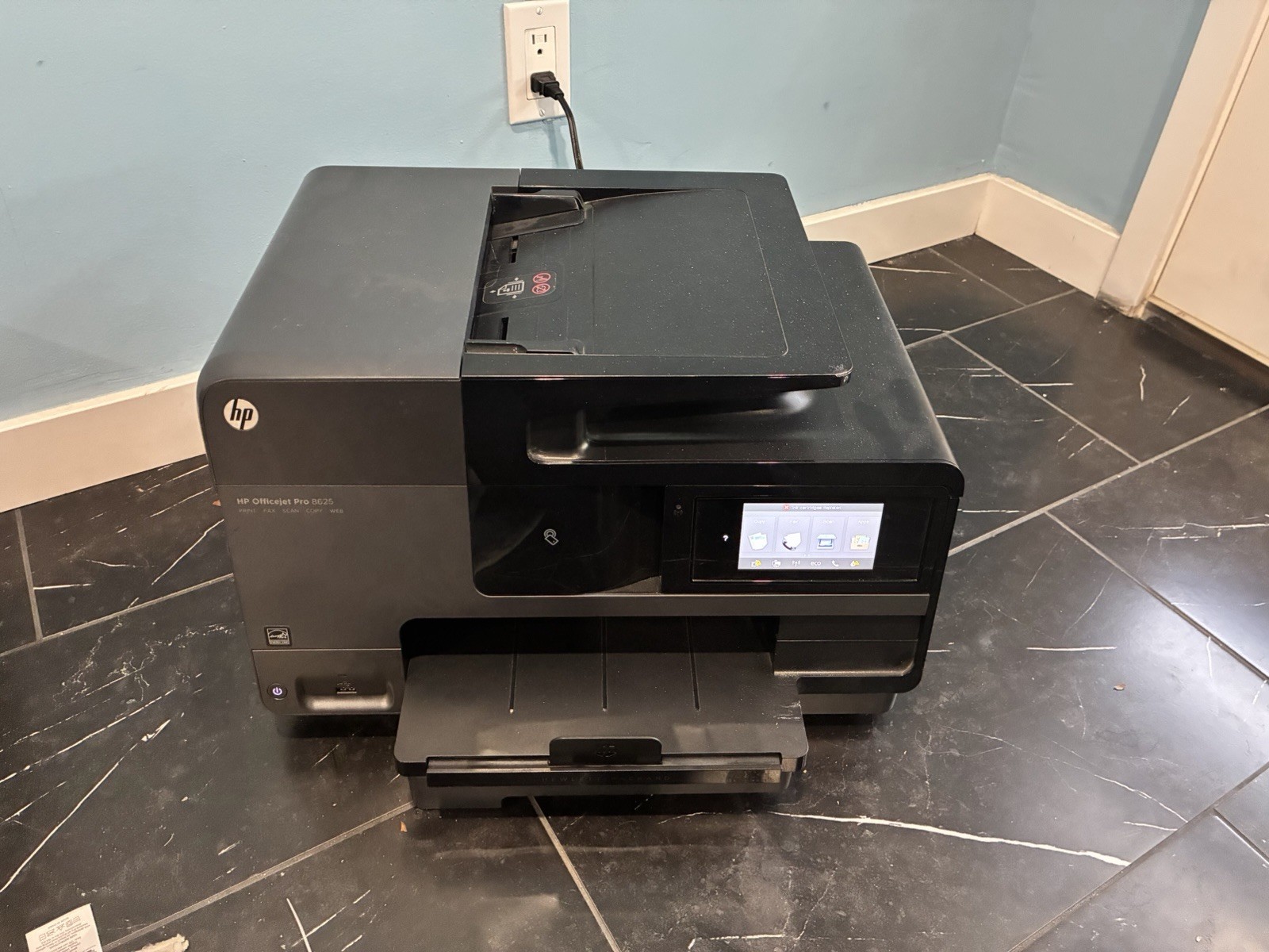 HP Officejet Pro 8625 Color Inkjet Printer All-In-One Wi-Fi Duplex Copy Machine