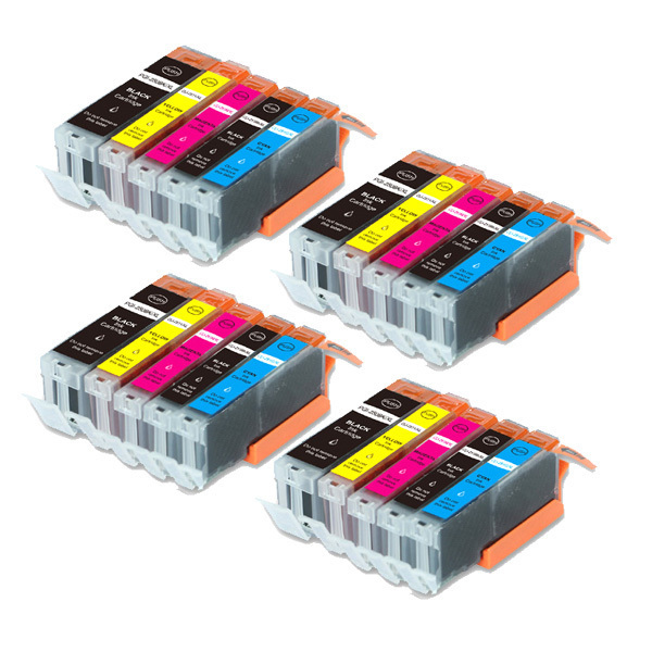 20 PK Quality Printer Ink Set For Canon PGI-250 CLI-251 MG6620 MX922 iX6820