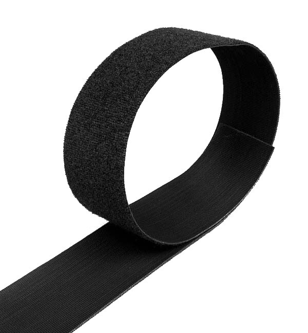 VELCRO Brand ONE-WRAP® Double Sided Tape for Cable Tidy Black, Nylon