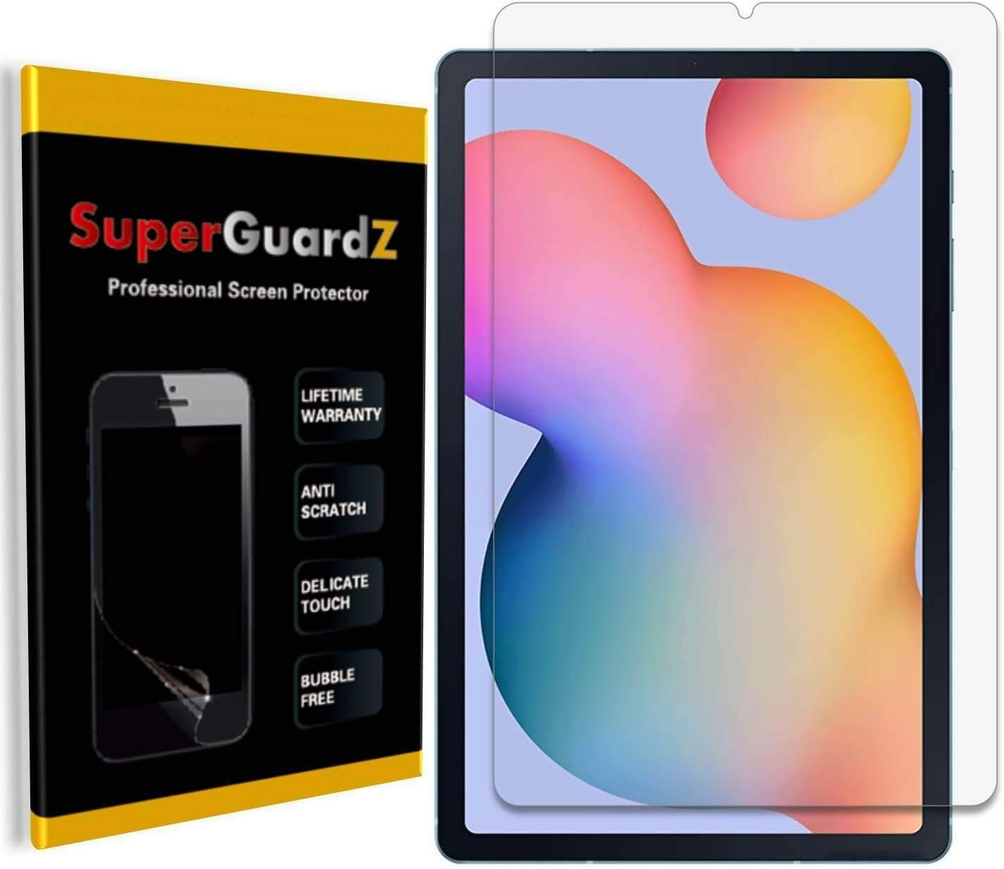 3-Pack Ultra Clear Screen Protector for Samsung Galaxy Tab S6 Lite, Anti-Scratch