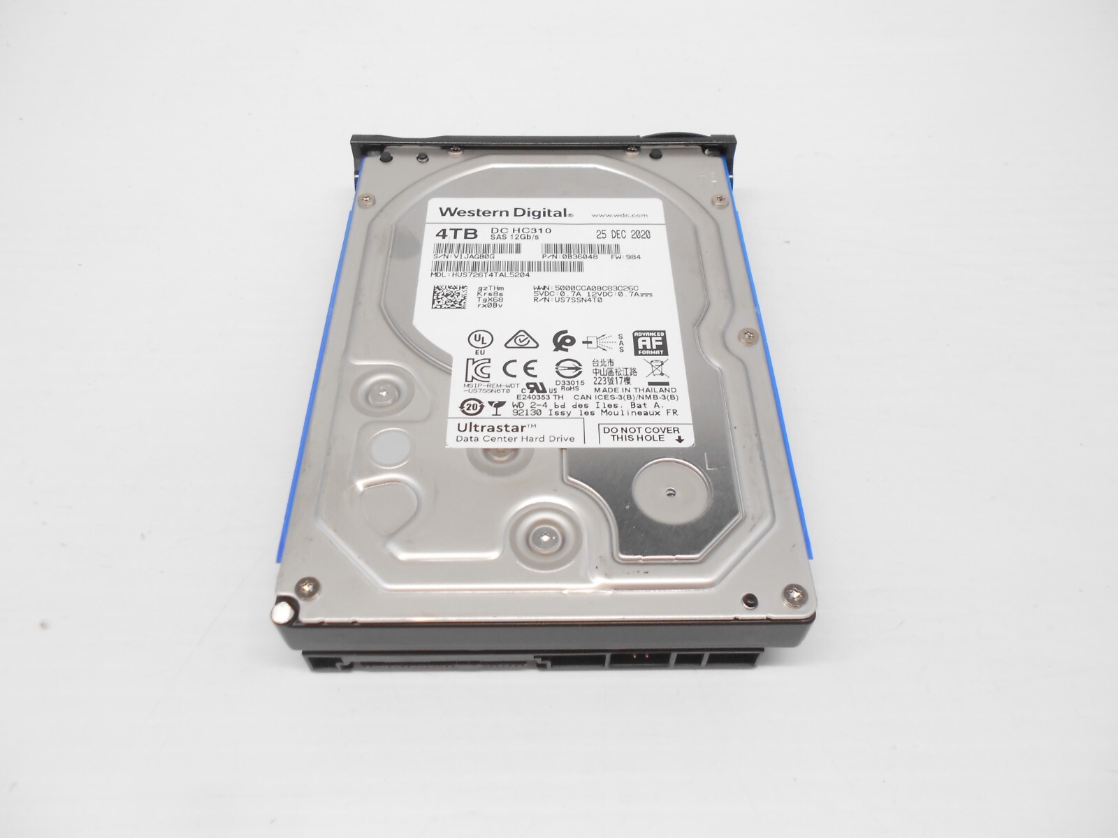Nexsan E48 E48V E48VT E60 E60X E60V E60VT E60P 4TB 7.2K 3.5" SAS Hard Drive WD