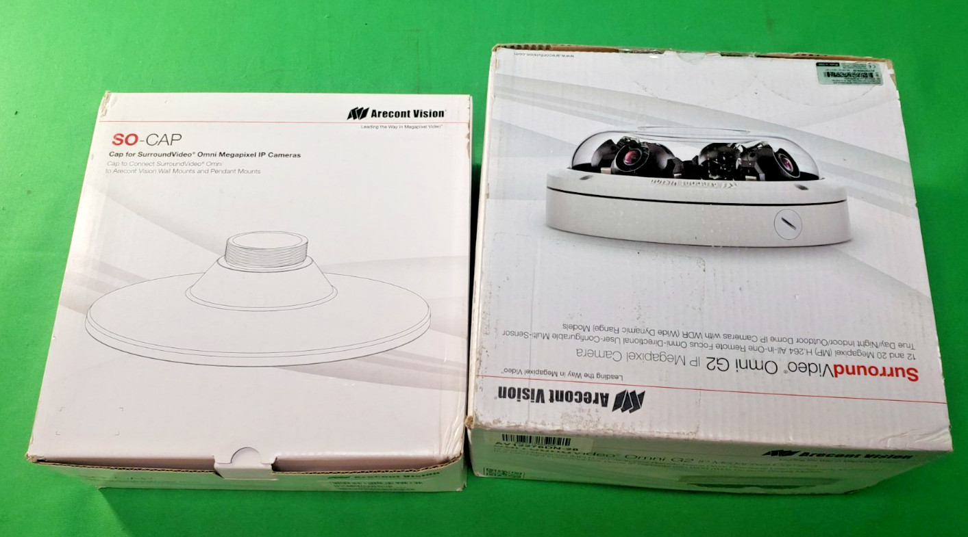 Sealed Arecont Vision AV12276DN-28 SurroundVideo Omni G2 12MP IP Camera + SO-CAP