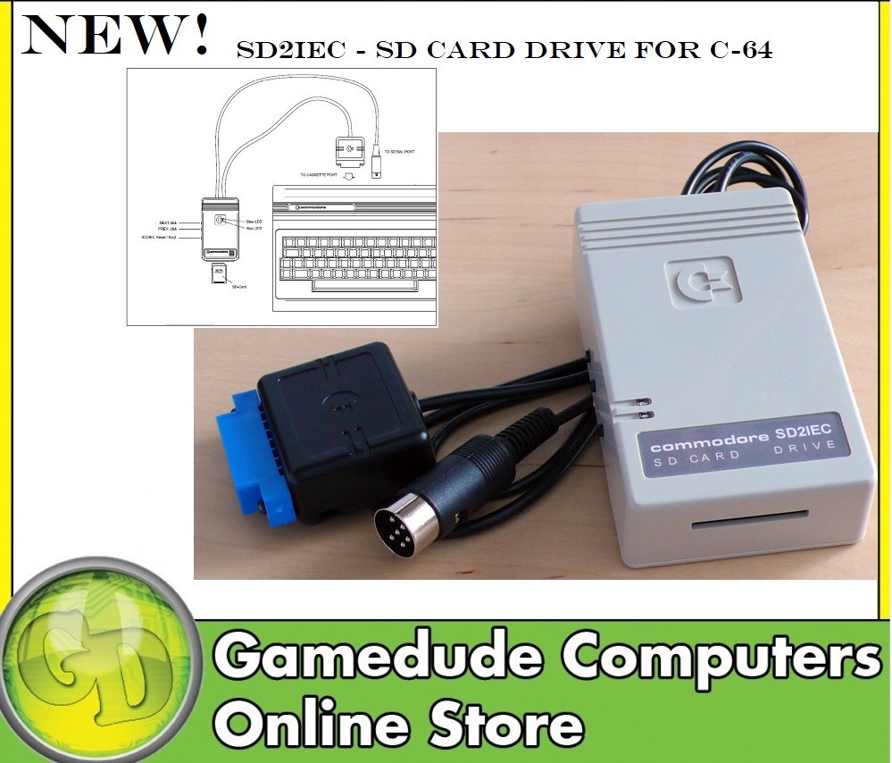 New high Quality SD2IEC Interface, designed for the Commodore 64 & VIC-20 [in03]