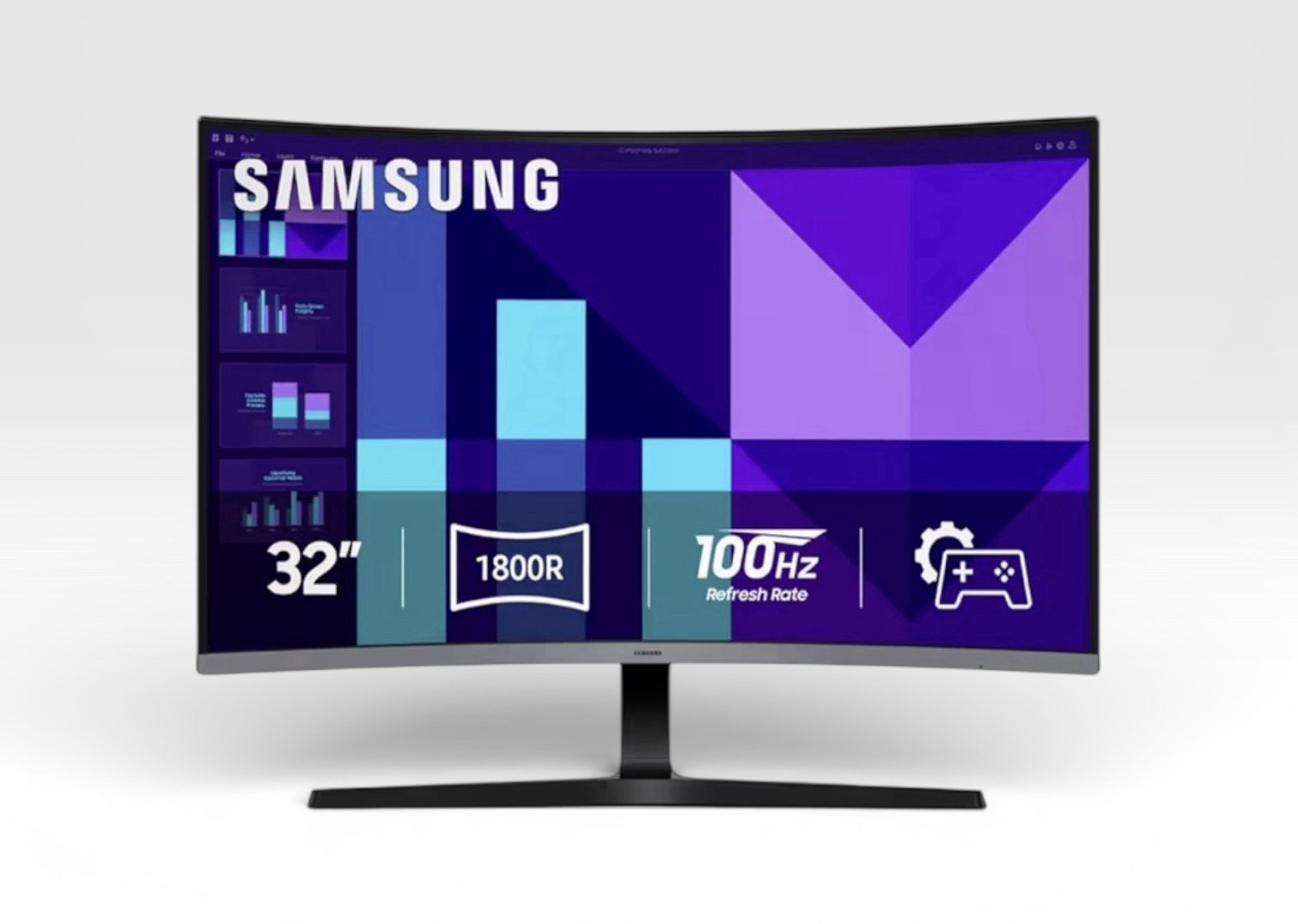 Samsung 32" Essential S3 (S39GD) FHD 100Hz Curved Monitor - LS32D39CGANXZA