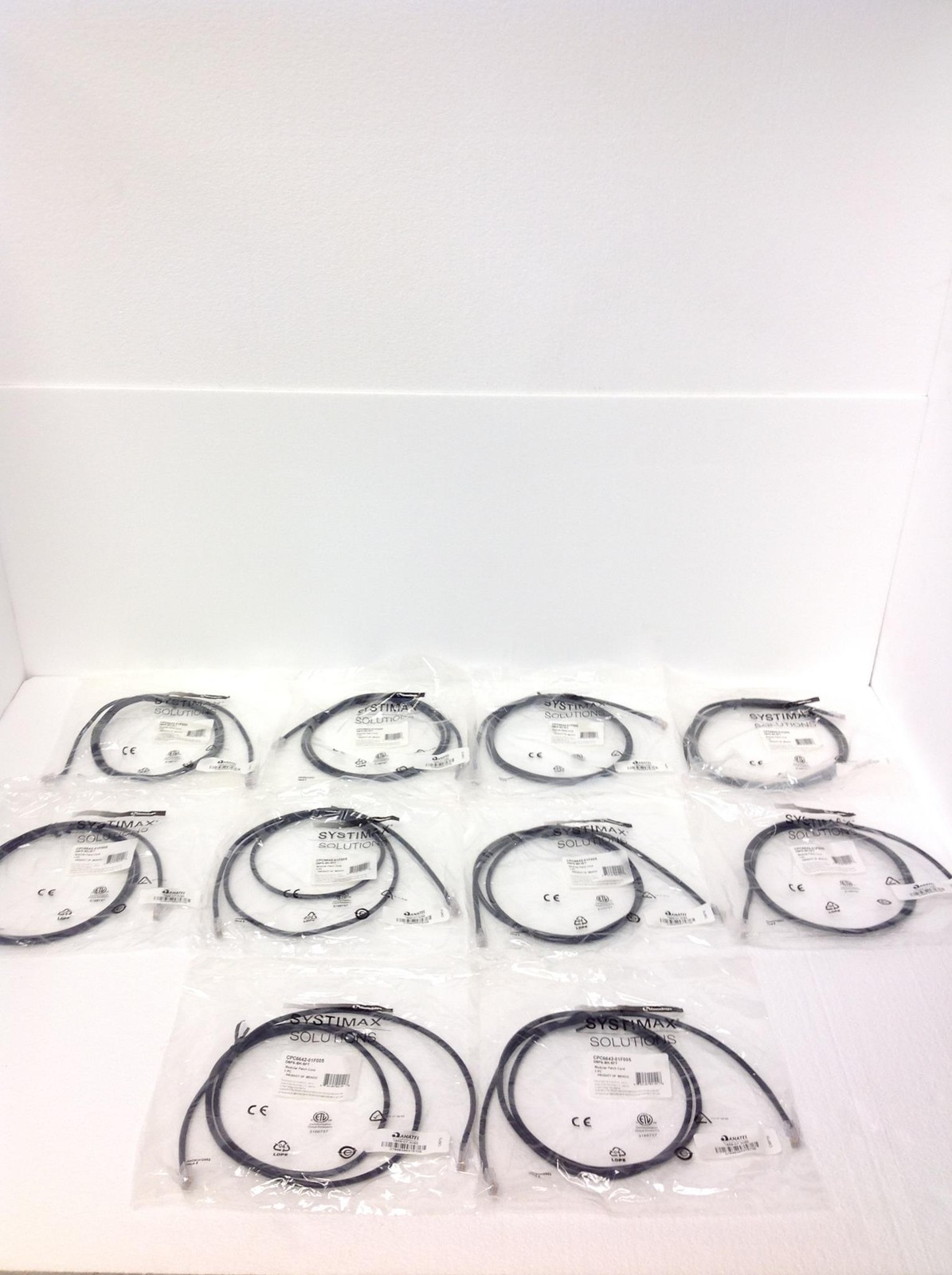 NEW 75x CommScope Systimax Solutions CPC6642-01F005 5ft Ethernet Interface Cable