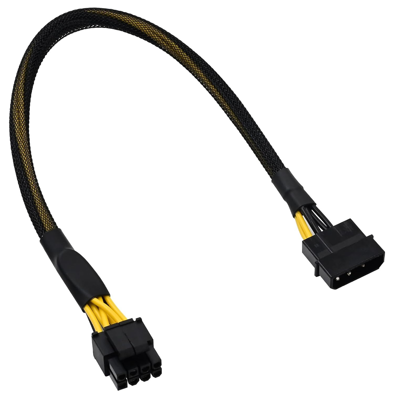 Molex to CPU 8 Pin EPS Power Cable, LP4 Molex Male to CPU 8 Pin EPS-12V