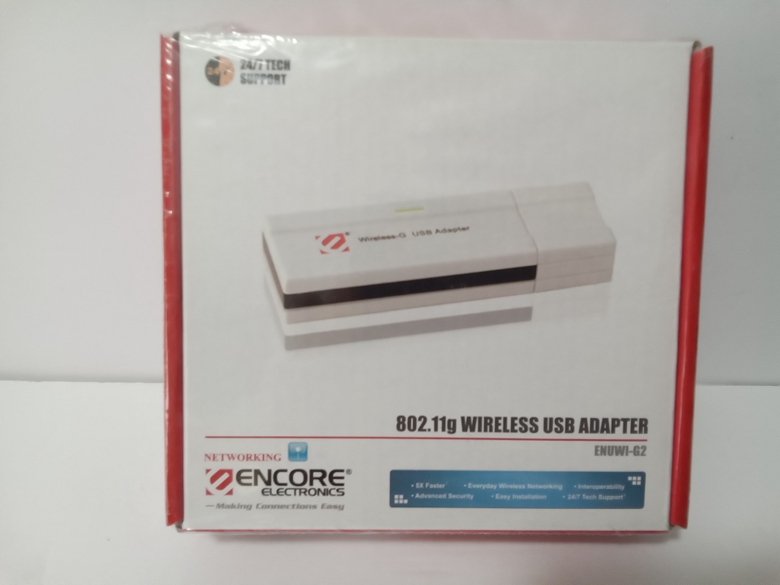 BRAND NEW Encore Electronics 802.11g ENUWI-G2 Wireless USB Adapter